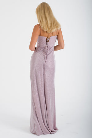 LULUH Pudra Abiye Elbise