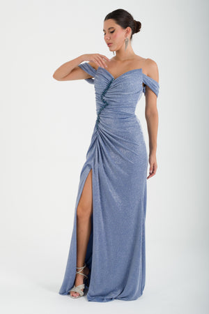 TRAKİA Mint Abiye Elbise