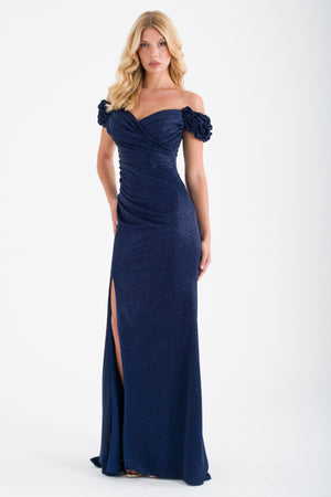 LEHLA Lacivert Abiye Elbise