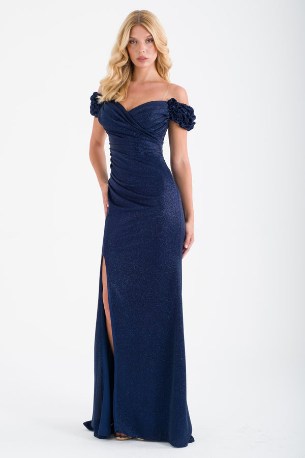 LEHLA Lacivert Abiye Elbise