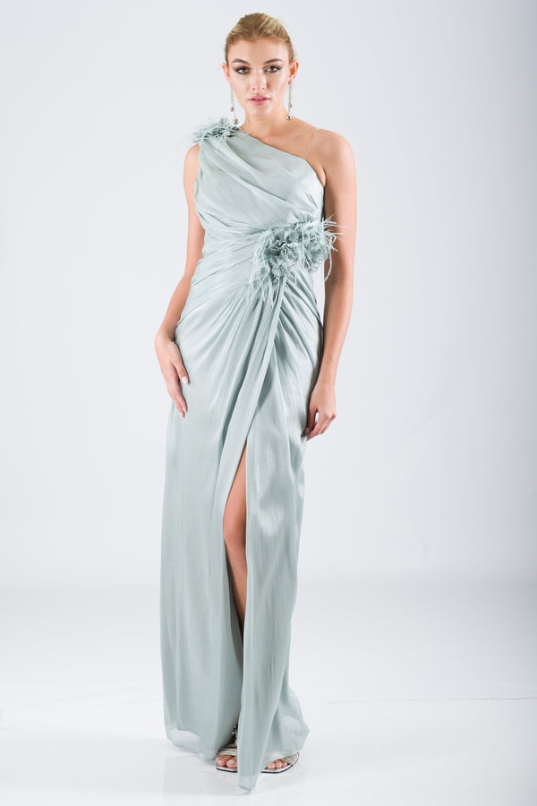 ZONEY Mint Abiye Elbise