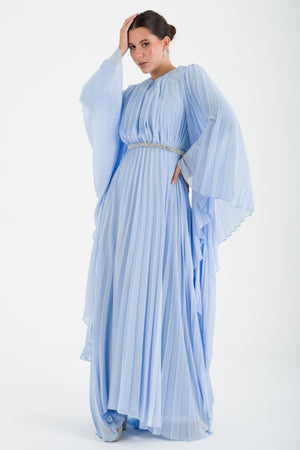 Kotor Bebe Mavisi Abiye Elbise