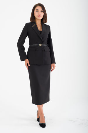 EDMONTON Siyah Ofis Takımı