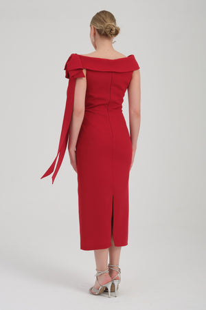 VOGUISH Kırmızı Abiye Elbise