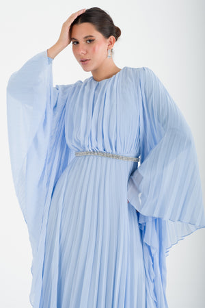 Kotor Bebe Mavisi Abiye Elbise