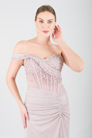 ANRY Pudra Abiye Elbise