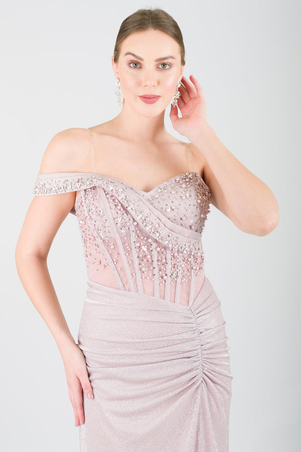 ANRY Pudra Abiye Elbise