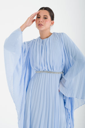 Kotor Bebe Mavisi Abiye Elbise