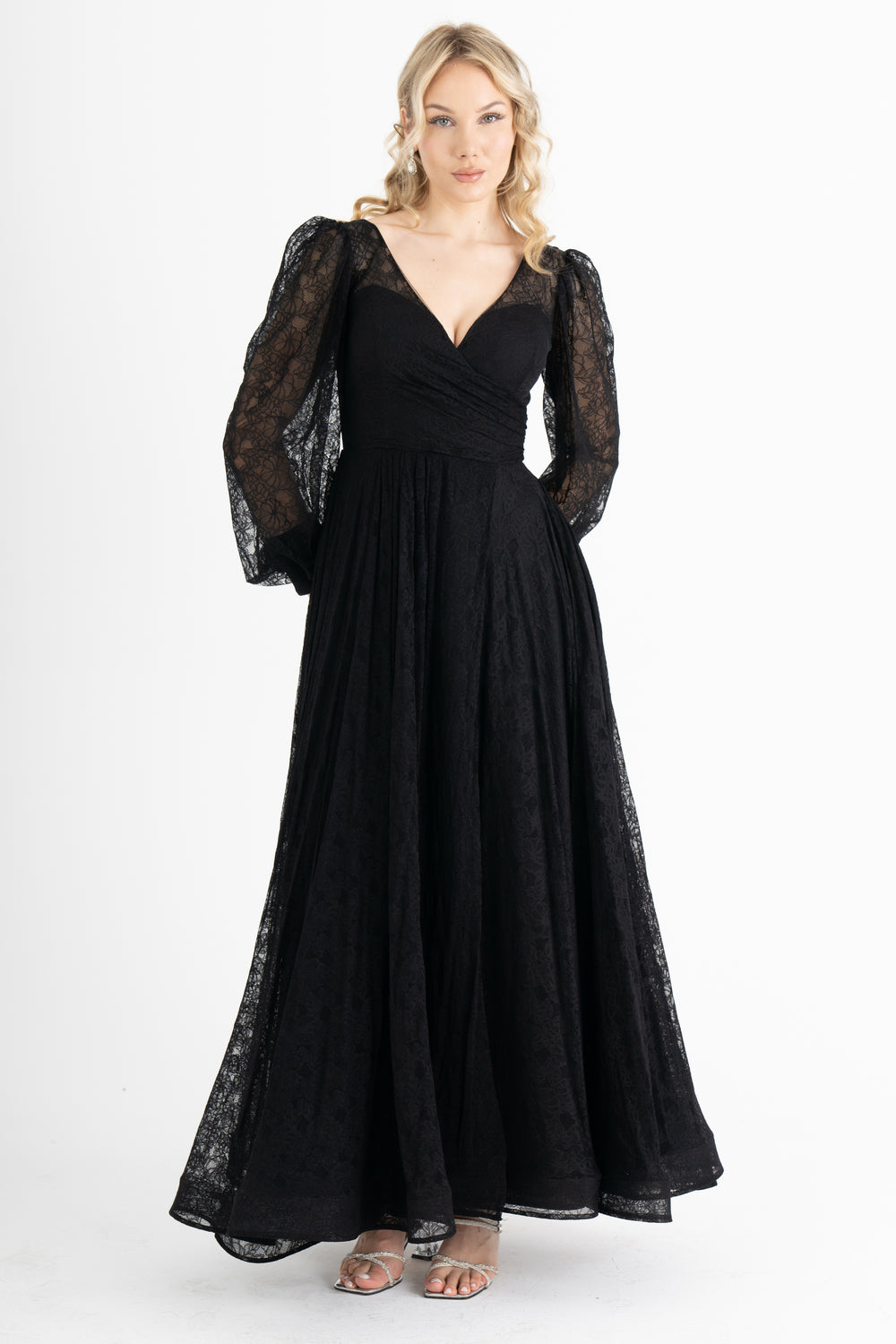 ZORYNTA Siyah Abiye Elbise