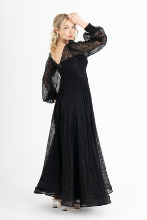 ZORYNTA Siyah Abiye Elbise