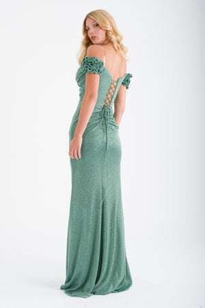 LEHLA Yeşil Abiye Elbise