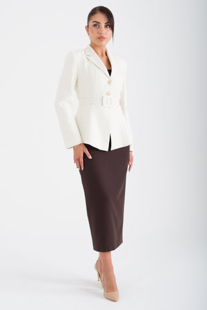 VERVE Ekru-Siyah Ofis Takımı