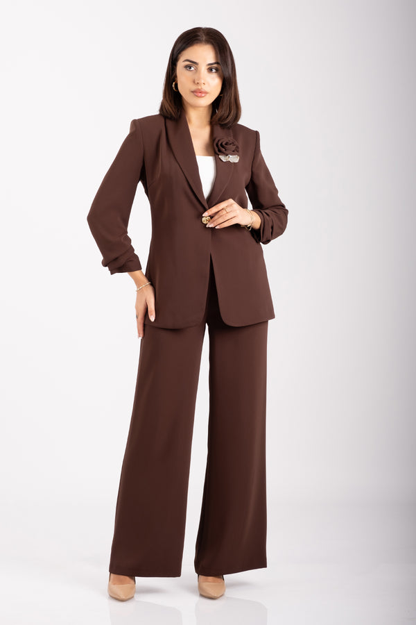 PRAGUE Kahverengi Ofis Takımı