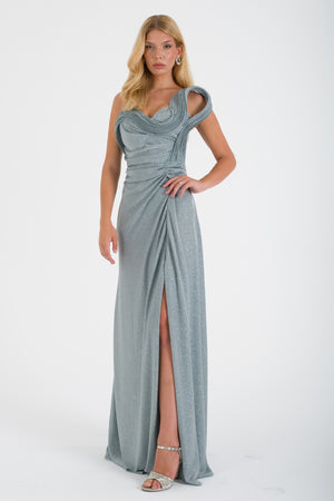 LULUH Mint Abiye Elbise