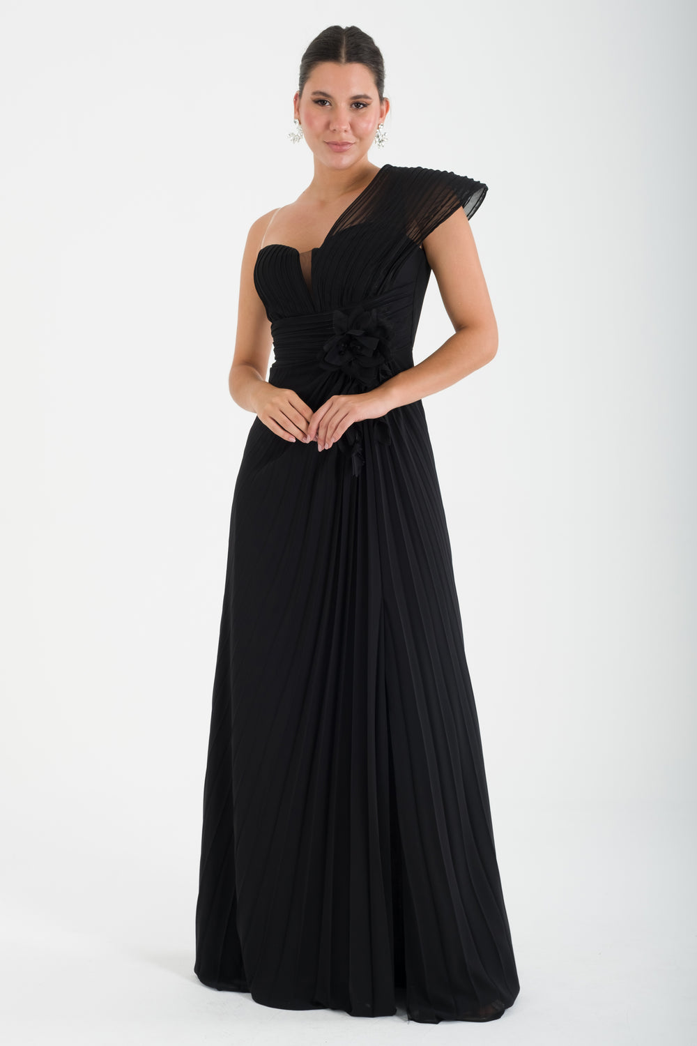 KAYLEE Siyah Abiye Elbise