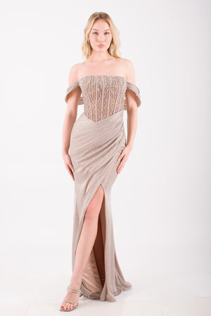 APRİL Vizon Abiye Elbise