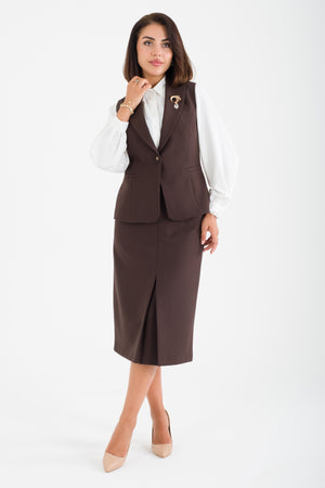 LEDUC Kahverengi Ofis Takımı