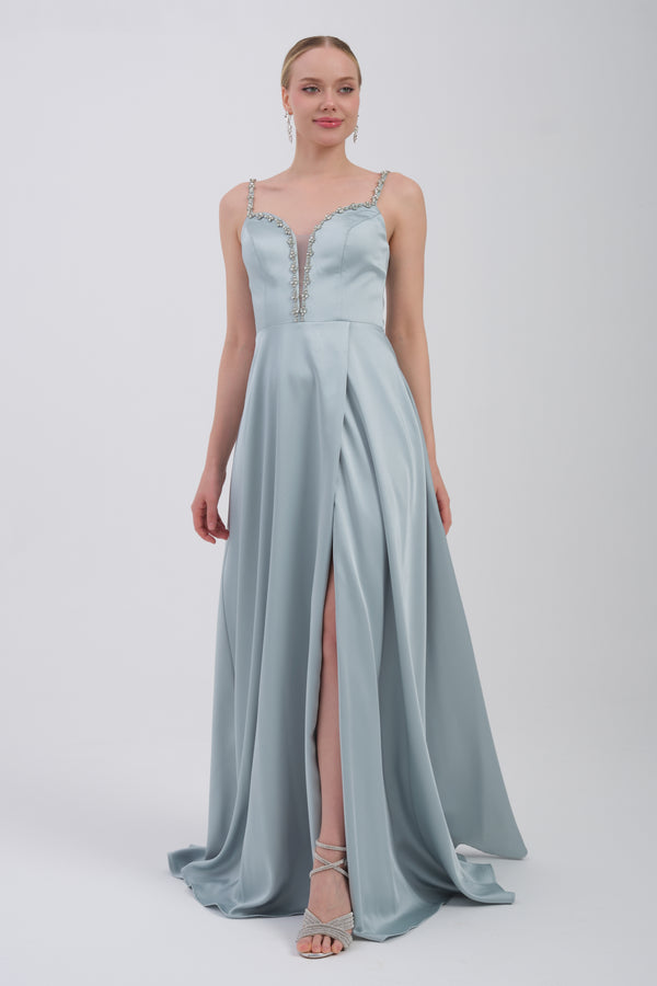 DORAYNE Mint Abiye Elbise