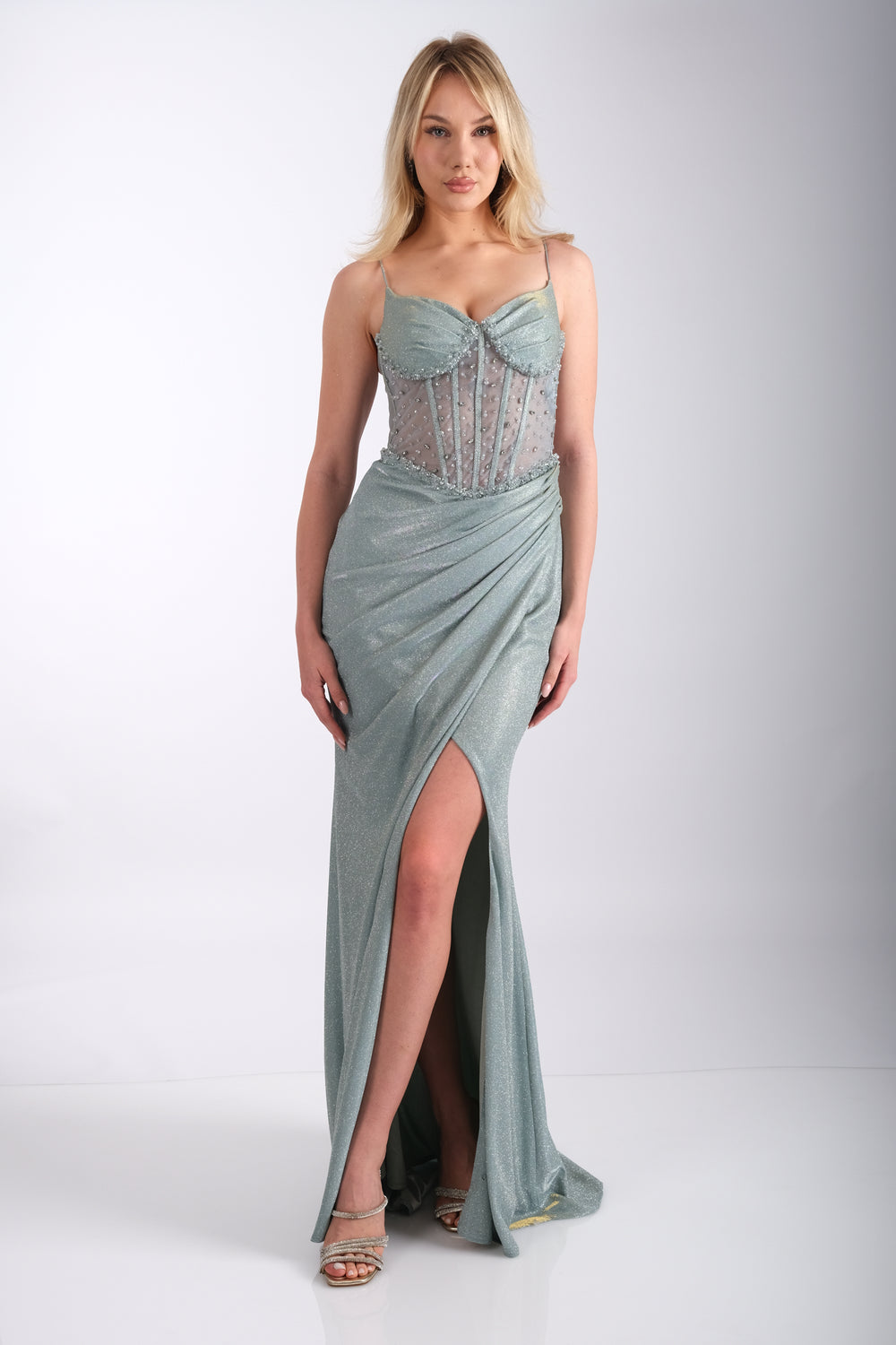 NISSA Mint Abiye Elbise