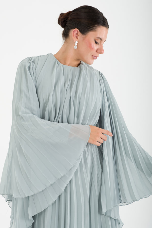 Kotor Mint Abiye Elbise