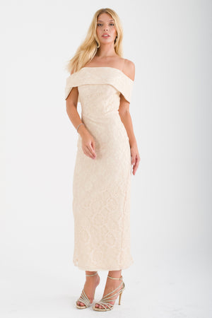 SORELLE Bej Abiye Elbise