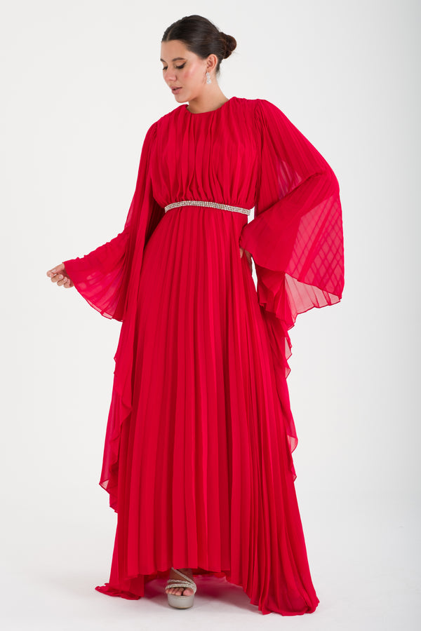Kotor Kırmızı Abiye Elbise