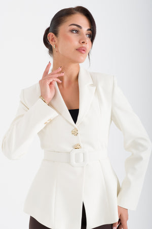 VERVE Ekru-Siyah Ofis Takımı