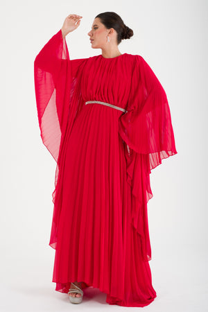 Kotor Kırmızı Abiye Elbise