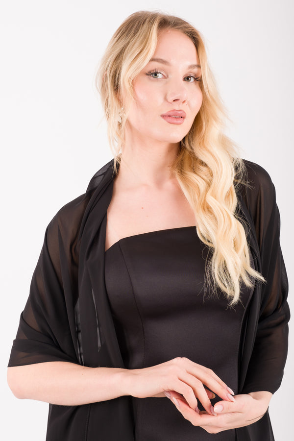 LISBON Siyah Abiye Elbise