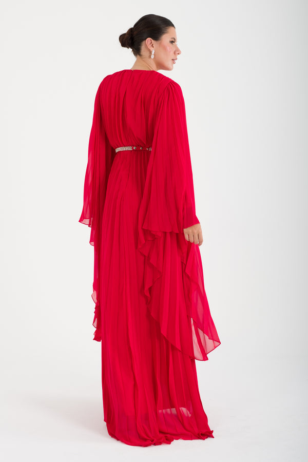 Kotor Kırmızı Abiye Elbise