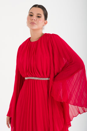 Kotor Kırmızı Abiye Elbise