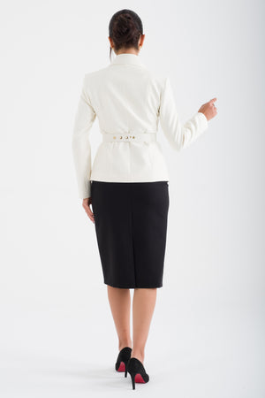 SERENE Ekru-Siyah Ofis Takımı