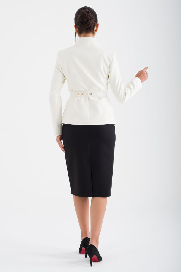 SERENE Ekru-Siyah Ofis Takımı