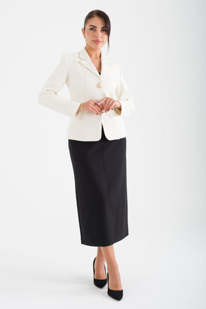 EVOKE Ekru-Siyah Ofis Takımı