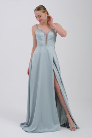 DORAYNE Mint Abiye Elbise