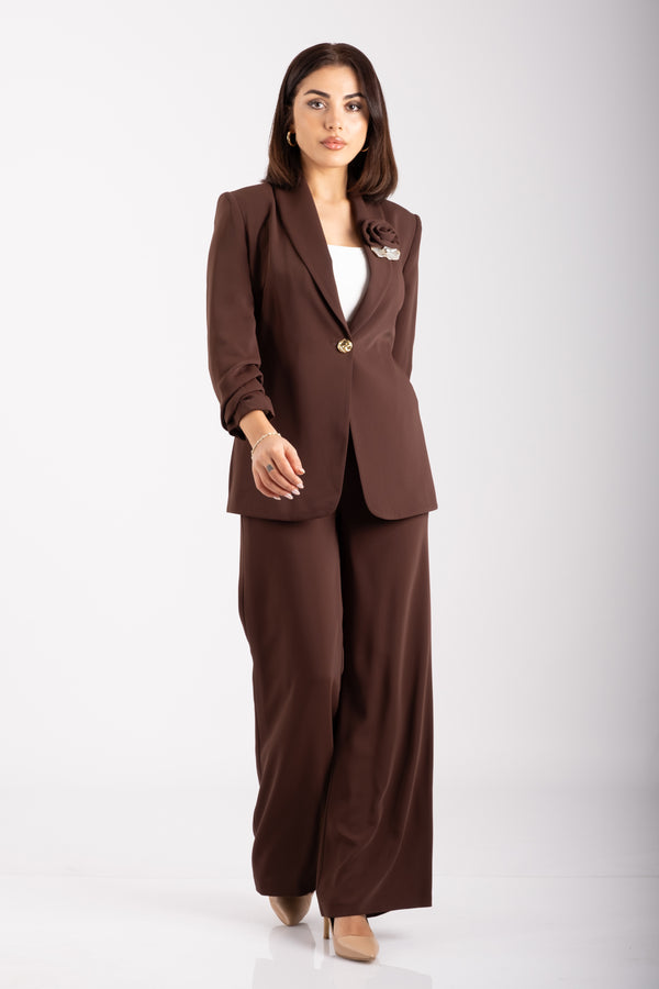 PRAGUE Kahverengi Ofis Takımı