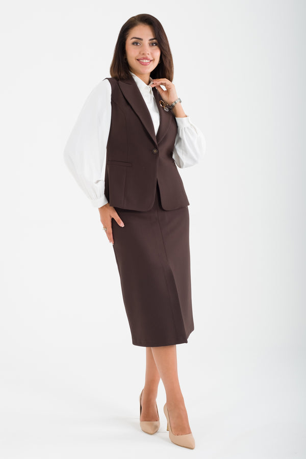 LEDUC Kahverengi Ofis Takımı