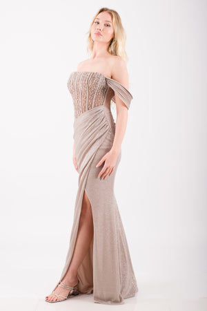 APRİL Vizon Abiye Elbise