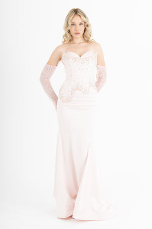 AURELİTH Pudra Abiye Elbise