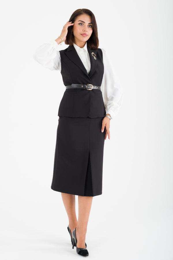 LEDUC Siyah Ofis Takımı