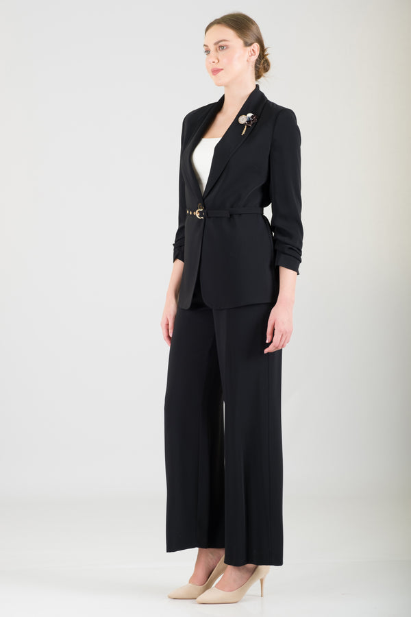 LEATRİCE Siyah Ofis Takımı