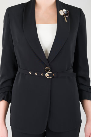 LEATRİCE Siyah Ofis Takımı