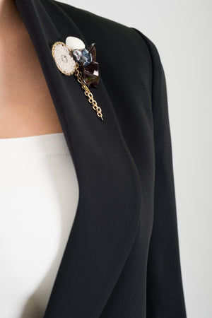 LEATRİCE Siyah Ofis Takımı