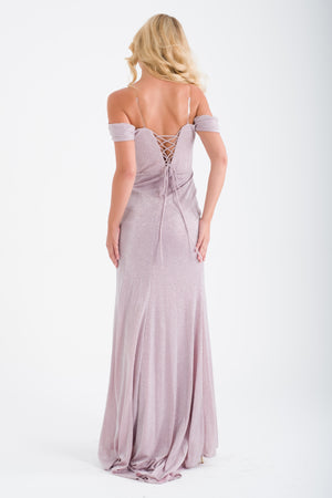 TRAKİA Pudra Abiye Elbise