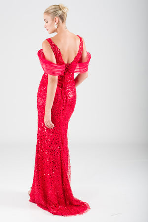 Vuyr Red Evening Dress