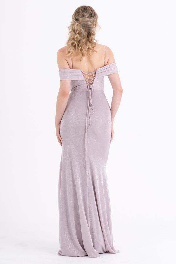 LUNARYA Pudra Abiye Elbise