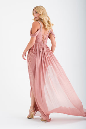 ROVİNJ Kiremit Abiye Elbise