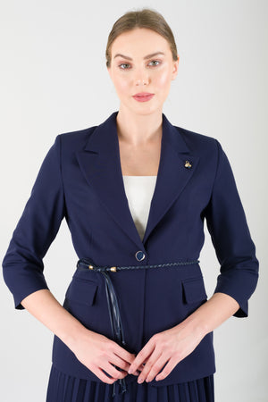 HEATHER Lacivert Ofis Takımı