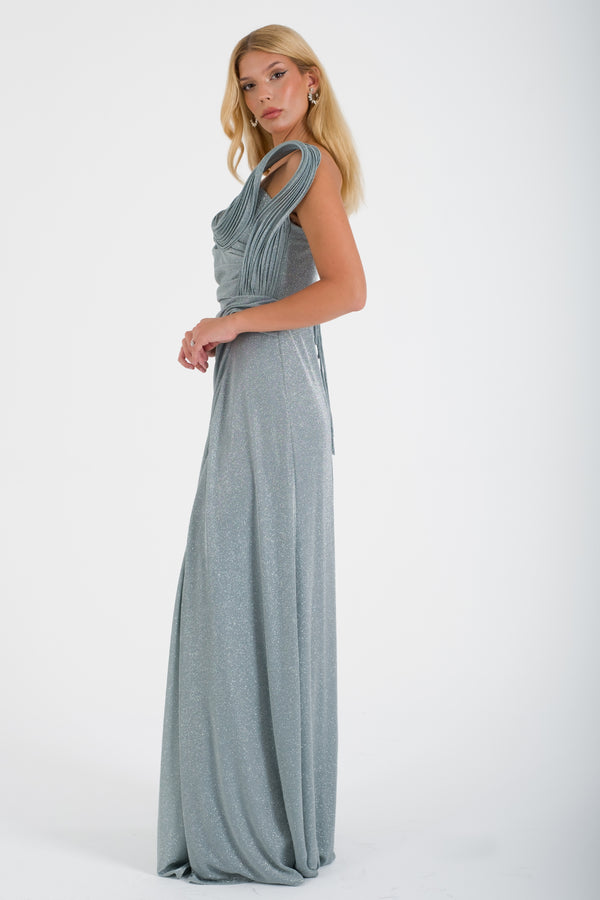 LULUH Mint Abiye Elbise