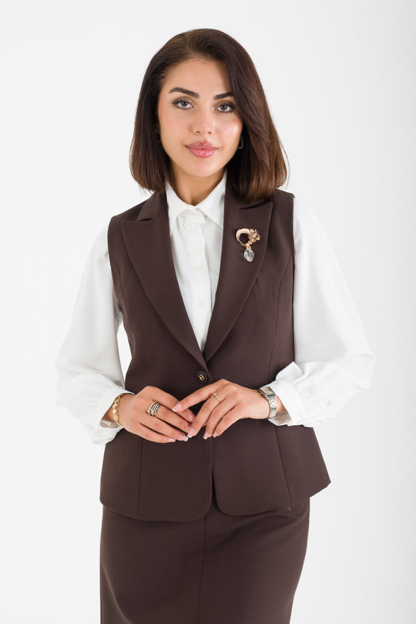 LEDUC Kahverengi Ofis Takımı